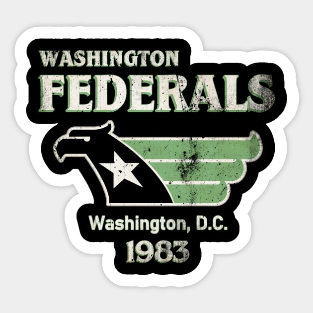 Federals 1983 football Sticker by 1208